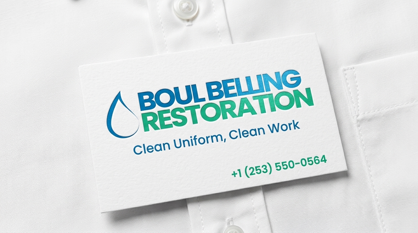 Clean Uniform Clean Work — Boul Belling Restoration Bellingham WA