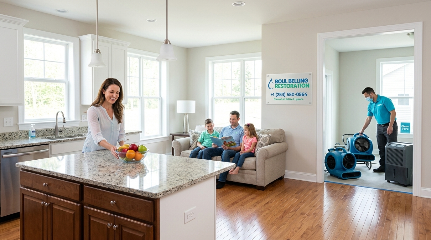 Family Safe Water Damage Restoration — Boul Belling Restoration Bellingham WA