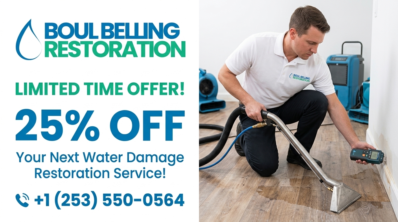 Limited Time Offer — 25% Off Water Damage Restoration Boul Belling Restoration