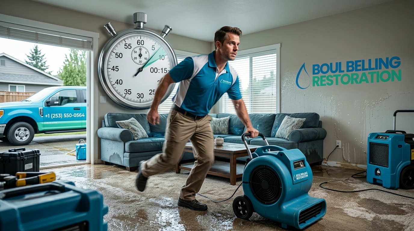 Rapid Emergency Water Damage Response — Boul Belling Restoration Bellingham WA
